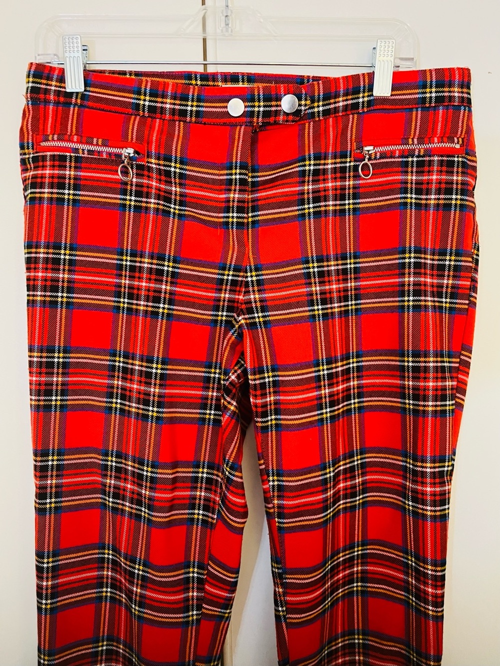 H&M Punk Plaid Pants
